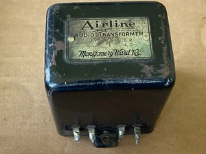 Raro trasformatore audio di linea aerea reparto mongomeria per radio d'epoca da 3,5 a 1 - Foto 1 di 11