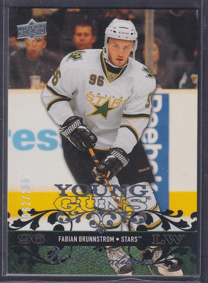 FABIAN BRUNNSTROM - 2008 Upper Deck Young Guns UD EXCLUSIVES #467, /100 - Image 1 of 1
