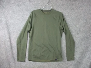 Patagonia Cool Lightweight Shirt Mens Medium Graze Green Base Layer Long Sleeve - Picture 1 of 16