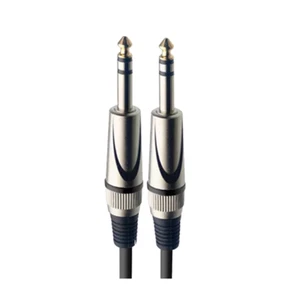 Stagg S Series SAC6PS DL Deluxe Audio Cable -6m (20ft) 1/4" Jack to Jack  BLACK - Picture 1 of 2