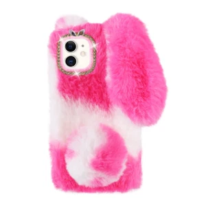 Pink Cow Print iPhone 11 Case - Picture 1 of 12