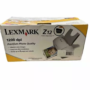 Lexmark Z12 Color Jet Printer 1200 dpi Premium Photo Quality - Picture 1 of 6