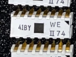 Western Electric 41BY II74 16 pins, Ceramic,Computer Chip IC Gold Leads - Photo 1/1
