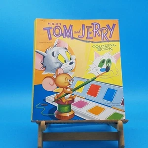 TOM & JERRY MGM 1957 cartoon comic coloring book UNUSED Whitman publications - Picture 1 of 8