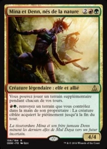 Mina et Denn, nés de la nature Mina and Denn, Wildborn MTG Magic VF EX - Imagen 1 de 1