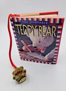 The Quotable Teddy Bear Mini book with bookmark Hardcover Running Press GOOD - Picture 1 of 7
