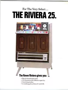 Máquina expendedora de cigarrillos Rowe Riviera 25 FLYER retro 1970 original - Imagen 1 de 2