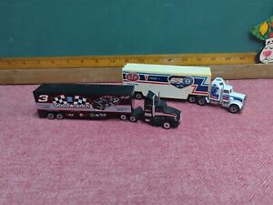 1992 Racing Champions Goodwrench & 1983 Matchbox STP Transporters Kenworth Aero
