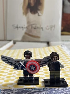 FALCON WINTER SOLDIER LEGO MINIFIG captain america brave new world stan mackie - Picture 1 of 4