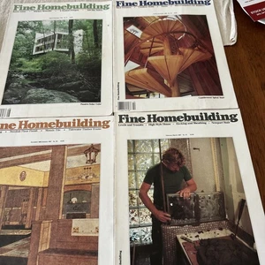 Fine Homebuilding Magazines Set Of 5 Issues 1986-87 - Picture 1 of 6