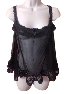 Victoria's Secret Sexy Little Things, Black Small sheer lingerie - Picture 1 of 7