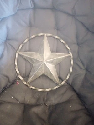 Rustic Bronze Circle Star - 12 Inch Hanging - Image 1 of 2