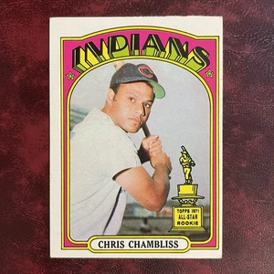 1972 Topps Set CHRIS CHAMBLISS ROOKIE #142 CLEVELAND INDIANS EX-MINT *HIGH GRADE - Picture 1 of 2