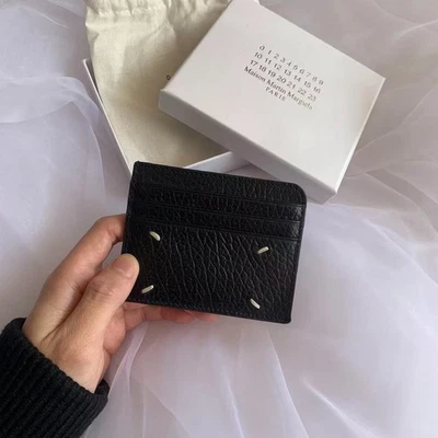 Cartera con tarjetero de cuero negro Maison Margiela Foto 1 de 4