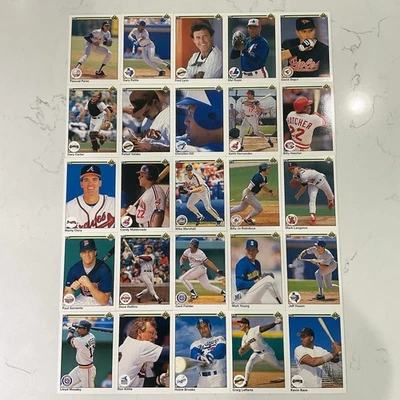 Lote de 25 tarjetas de béisbol 1991 Upper Deck estrellas Gary Carter Keith Hernandez Foto 1 de 4