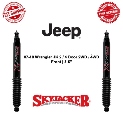 Par de amortiguadores Skyjacker elevación delantera de 3-5"" para Jeep Wrangler JK 2007-2018 2x2/4x4 Foto 1 de 4