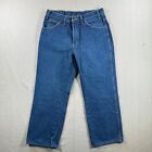 Dickies Classic Denim Jeans Mens 30x25 Blue Medium Wash Hemmed (OG 32x30)