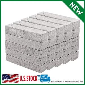 25 Pack Pumice Stone For Cleaning Scouring Pad Toilet Bowl Ring Remover Stick Cl - Picture 1 of 8