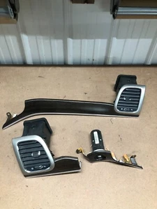 11-16 GRAND CHEROKEE LH RH Ignition Bezel Dash Vent Dark Woodgrain Trim Set OEM - Bild 1 von 21