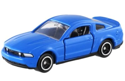 Takara Tomy Tomica No.60 Ford Mustang GT V8 cajas azul miniatura coche puerta abierta Foto 1 de 2