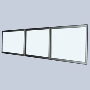 Klapprahmen LED Premium Leuchtkasten mit 3 Fenster - 2000 x 400 mm Wechselrahmen - Bild 1 von 1
