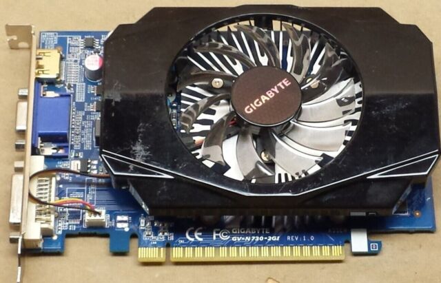 GIGABYTE NVIDIA GeForce GT 730 2GB PCI Express 2.0 Graphics Card Black  GV-N730D3-2GI REV3.0 - Best Buy