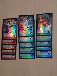 (15) Assorted 2003 Bowman Chrome Refractor cards - Picture 1 of 2