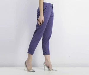 Pantalones Maison Jules Talla 6 Esenciales Puño Tobillo Mediana Talla Bolsillos Lavados Azul Índigo - Imagen 1 de 6