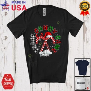 Team Candy Cane; Humorous Santa Candy Canes; Custom Name Family T-Shirt - Picture 1 of 7