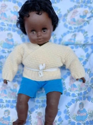 poupee noire poupon style clodrey raynal - Photo 1/4