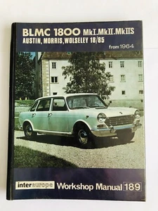 Austin 1800 Landcrab Morris Wolseley 18/85 Workshop Manual BLMC Intereurope - Picture 1 of 9