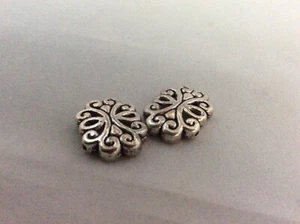 2 x Filigree Antique SP connector/bead spacer 14mm(h)x18.5mm x 3.5mm app(d). - Picture 1 of 6