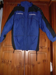 Yamaha Racing Result Perf Men's Med Waterproof Hooded Motorcycle Racing Jacket - Picture 1 of 17