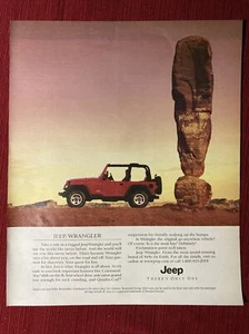 Jeep Wrangler 4X4 SUV 1999 Print Ad - Great To Frame! - Picture 1 of 3