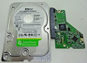 WESTERN DIGITAL WD7500AAVS-00D7B0 HDD SATA FESTPLATTEN PLATINE #FS137 - Bild 1 von 1