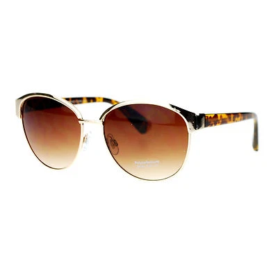 Fashion Sunglasses Womens Cute Round Frame UV Protection - Image 1 of 4