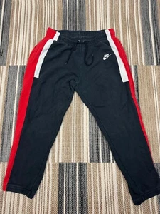 Pantalones deportivos Nike para hombre retro empalme tejido cordón rayas multicolor grandes - Imagen 1 de 8