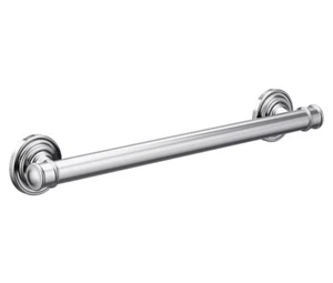 Moen YG6424CH Chrome Belfield 24" Grab Bar (READ) - Picture 1 of 8