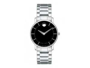 Movado Black Dial Stainless Steel Ladies Watch 0606690 - Picture 1 of 1
