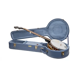 Estuche de madera serie Crossrock Relief para 5 cuerdas resonador banjo-azul humo - Imagen 1 de 6