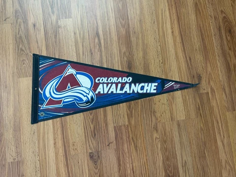 Colorado Avalanche NHL HOCKEY SUPER VINTAGE WinCraft Collectible Felt Pennant! Cover