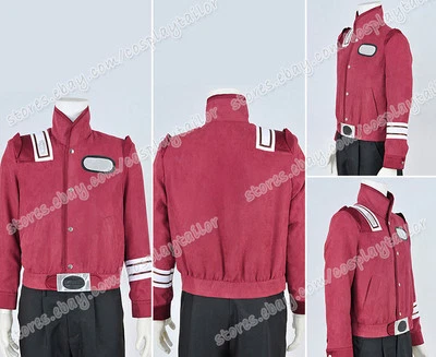 Uniforme Se Ajusta a Star Trek Bombardero Disfraz Rojo Gamuza Chaqueta Abrigo Prendas de abrigo Foto 1 de 4