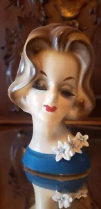 Beautiful Vintage 1950's Napcoware Head Vase Excellent Condition Planter Antique - Picture 1 of 13