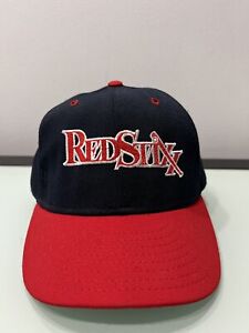 Vintage Columbus RedStixx Fitted Hat Size 7 1/4 Made In USA By Pro Line Cap Co.