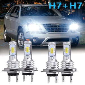 6000K LED Headlight High Low Beam Bulbs Kit For Chrysler Pacifica 2004 2005 2006 - Picture 1 of 12