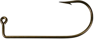 1000 Mustad 32570BR BRONZE ROUND BEND 90 DEGREE JIG HOOKS Sizes #12 Thru #4/0 - Picture 1 of 1