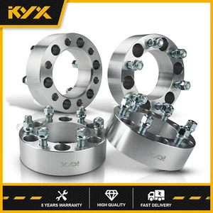 4Pcs 6x5.5 Wheel Spacers Adapters 2 inch For Chevrolet Suburban Silverado Tahoe - Picture 1 of 12