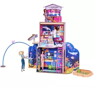 KidKraft 2-in-1 Beach & Rescue Center Holz Puppenhaus mit 50 Zubehörteilen Neu Spielzeug - Bild 1 von 11