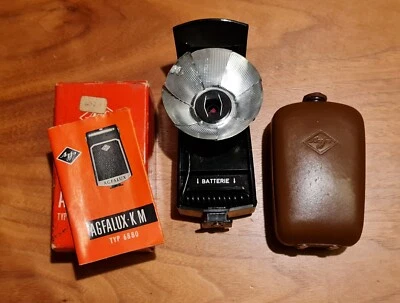 AGFA AGFALUX-KM 6876+ Estuche Ajustado Marrón 6077 - Montaje de Zapato Ventilador de Pétalos en Caja - M583 Foto 1 de 3