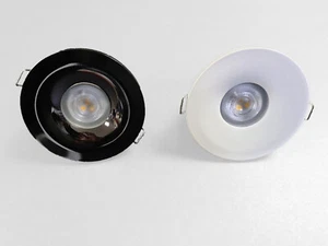 Downlight soffitto da incasso LED GU10 faretto rotondo dimmerabile raccordo fisso - Foto 1 di 14